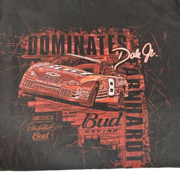 NWOT Dale Earnhardt Jr Budweiser graphic vintage T Shirt M - Picture 1 of 9